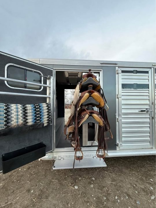 Used 2021 Cimarron Trailers 26' STOCK COMBO, DOUBLE SIDED TACK