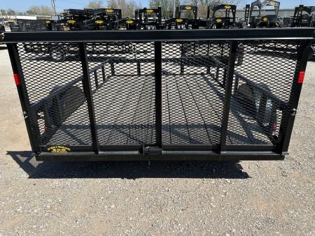 New 2025 Road Boss 83"x10' Single Axle Utility Trailer with pipe top, dove & 3' Gate Utility Trailer