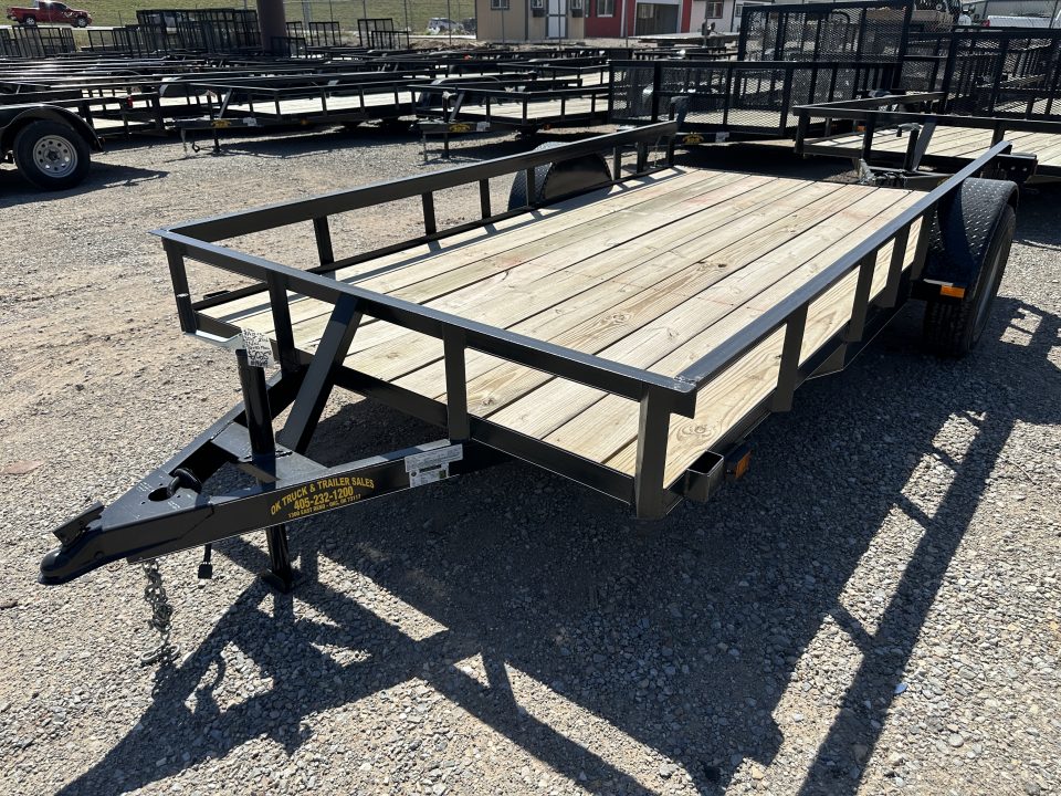 New 2025 Road Boss 77" wide x 12' long Single Axle Utility Trailer