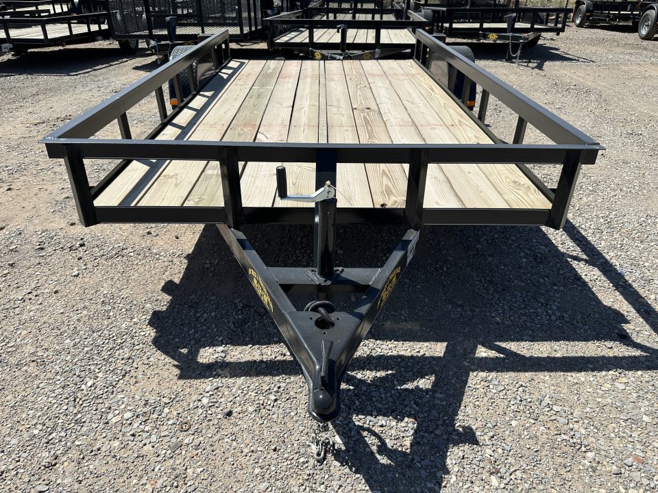 New 2025 Road Boss 77" wide x 12' long Single Axle Utility Trailer