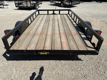 New 2025 Road Boss 77" wide x 12' long Single Axle Utility Trailer