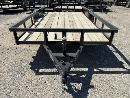 New 2025 Road Boss 77" wide x 12' long Single Axle Utility Trailer