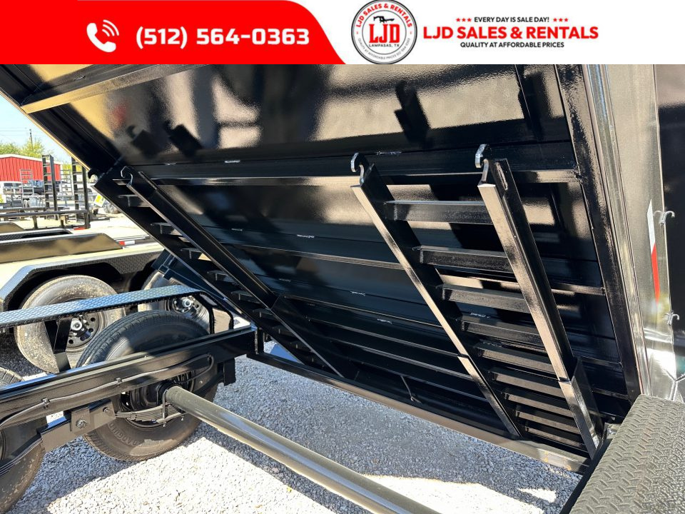 New 2026 US Built - 7' x 14' x 2' - Dump Trailer - GN - TARP - RAMPS - SPREADER