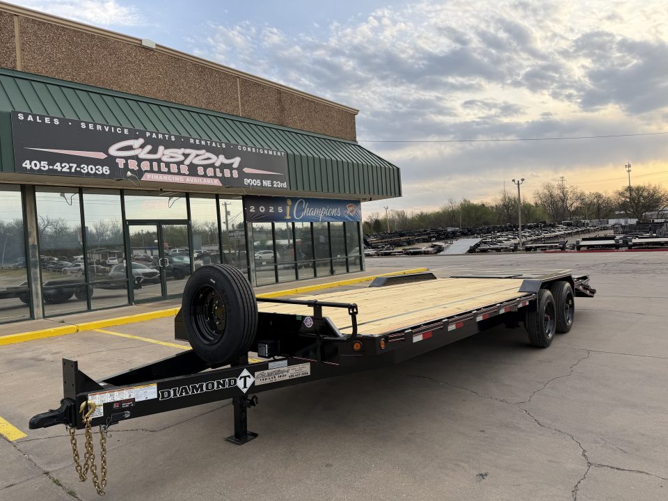 New #037738 2026 DIAMOND T SDSKP2008 24 X 102 SUPER DUTY SKID PRO 20K EQUIPMENT HAULER W MINI MAXX RAMPS & SPARE