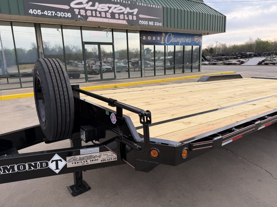 New #037738 2026 DIAMOND T SDSKP2008 24 X 102 SUPER DUTY SKID PRO 20K EQUIPMENT HAULER W MINI MAXX RAMPS & SPARE