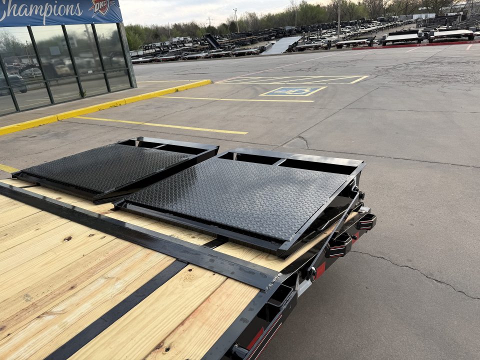 New #037738 2026 DIAMOND T SDSKP2008 24 X 102 SUPER DUTY SKID PRO 20K EQUIPMENT HAULER W MINI MAXX RAMPS & SPARE