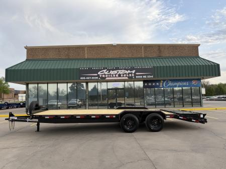 New #037738 2026 DIAMOND T SDSKP2008 24 X 102 SUPER DUTY SKID PRO 20K EQUIPMENT HAULER W MINI MAXX RAMPS & SPARE