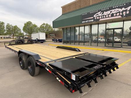 New #037738 2026 DIAMOND T SDSKP2008 24 X 102 SUPER DUTY SKID PRO 20K EQUIPMENT HAULER W MINI MAXX RAMPS & SPARE