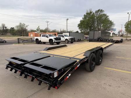 New #037738 2026 DIAMOND T SDSKP2008 24 X 102 SUPER DUTY SKID PRO 20K EQUIPMENT HAULER W MINI MAXX RAMPS & SPARE