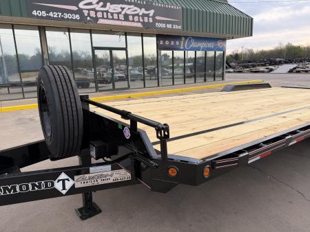 New #037738 2026 DIAMOND T SDSKP2008 24 X 102 SUPER DUTY SKID PRO 20K EQUIPMENT HAULER W MINI MAXX RAMPS & SPARE