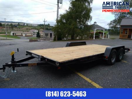 New Quality Trailers / Economy Wood Deck Car Hauler / 16' / 7K GVWR