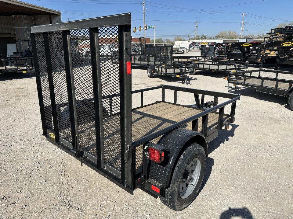 New 2026 Road Boss 5'x8' Single Axle with dove, 3' gate and pipe top Utility Trailer