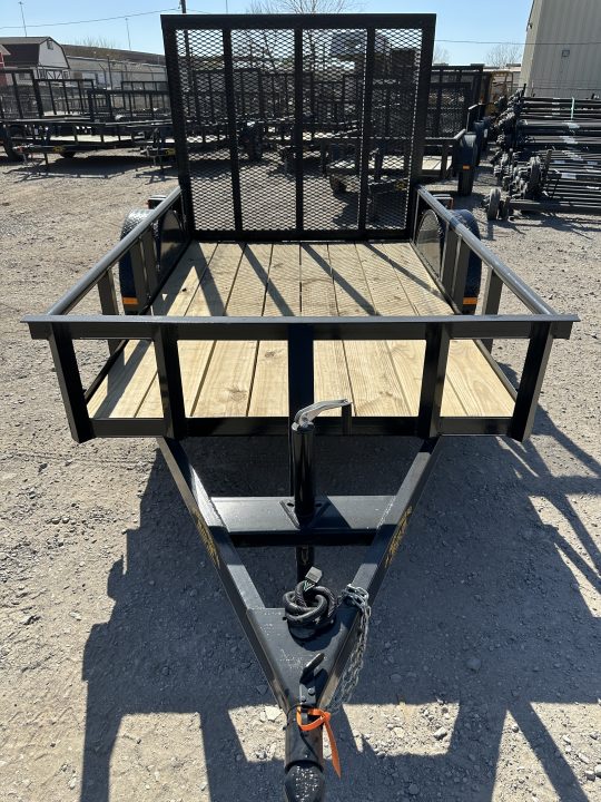 New 2026 Road Boss 5'x8' Single Axle with dove, 3' gate and pipe top Utility Trailer