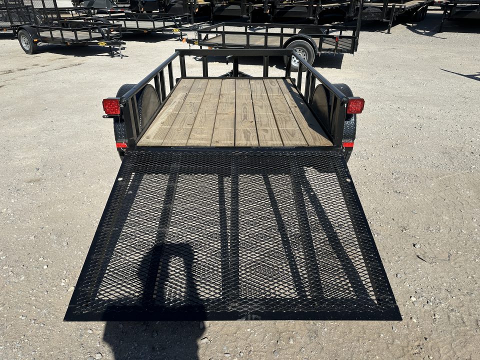 New 2026 Road Boss 5'x8' Single Axle with dove, 3' gate and pipe top Utility Trailer