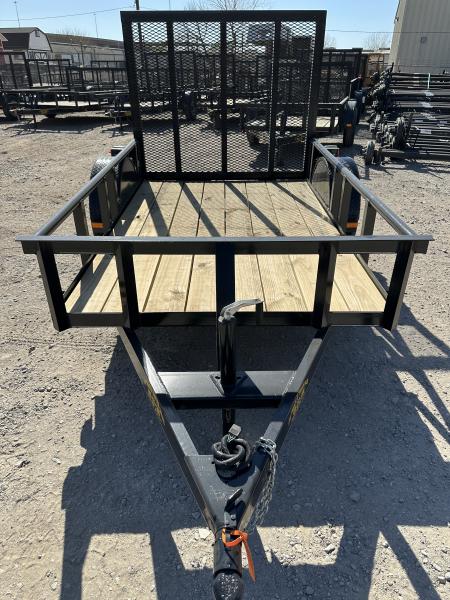 New 2026 Road Boss 5'x8' Single Axle with dove, 3' gate and pipe top Utility Trailer