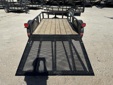 New 2026 Road Boss 5'x8' Single Axle with dove, 3' gate and pipe top Utility Trailer