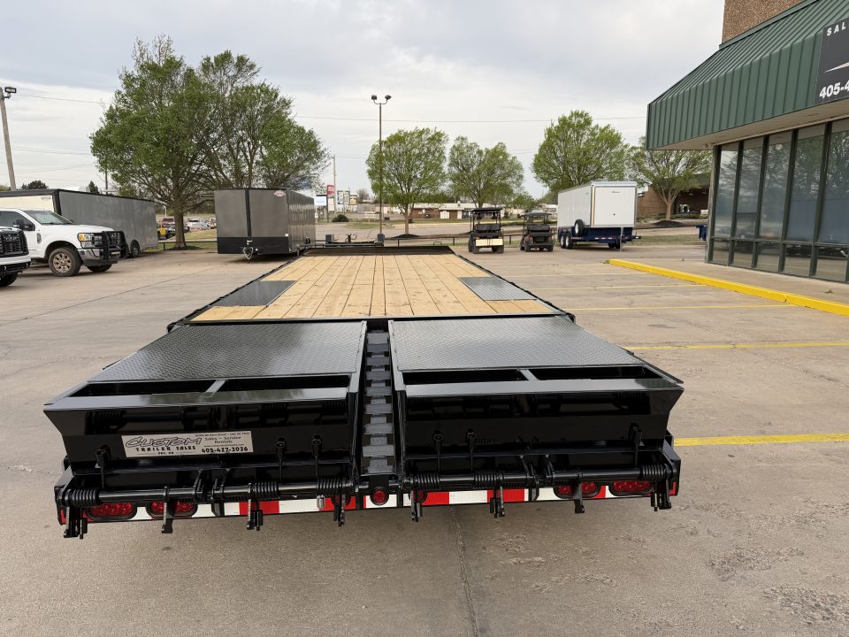 New #037636 2026 DIAMOND T DO160 24 X 102 TANDEM AXLE BUMPER PULL DECKOVER 16K TRAILER W/ MAXX RAMPS & 14 PLY TIRES
