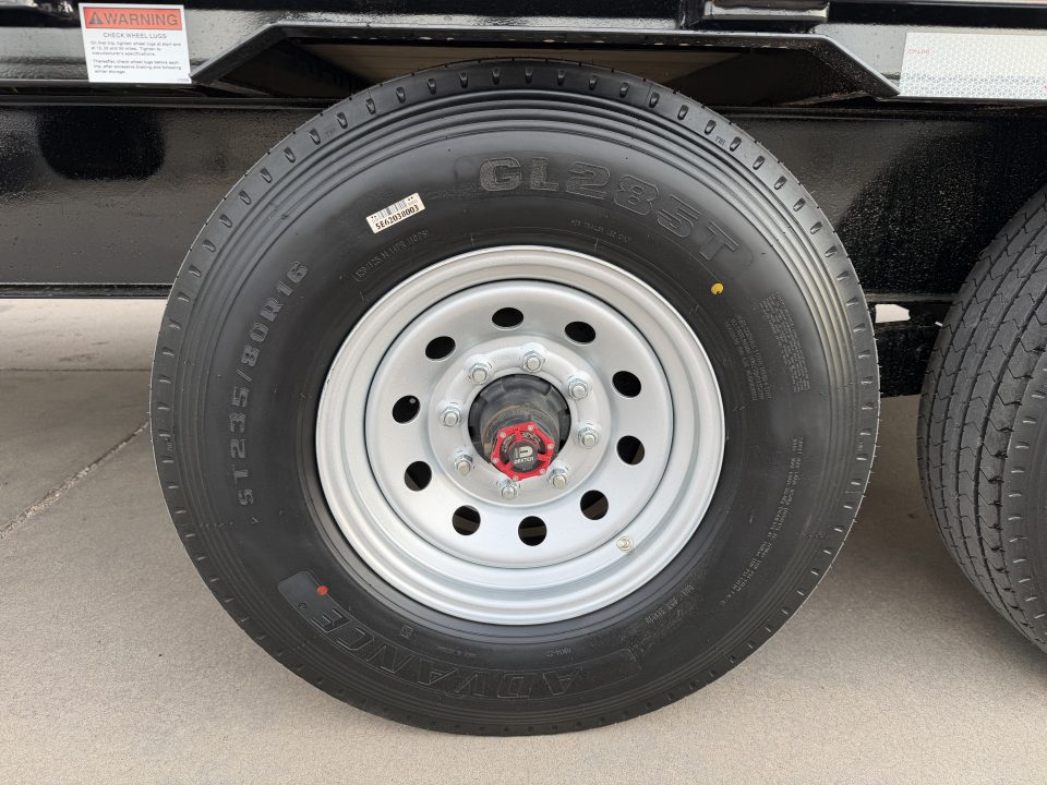 New #037636 2026 DIAMOND T DO160 24 X 102 TANDEM AXLE BUMPER PULL DECKOVER 16K TRAILER W/ MAXX RAMPS & 14 PLY TIRES