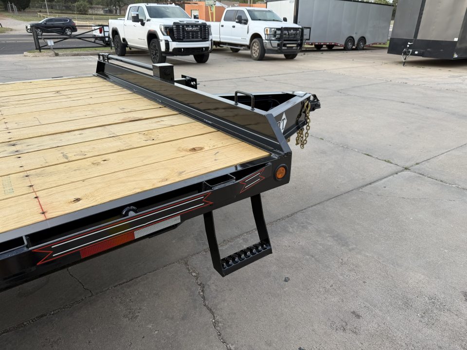 New #037636 2026 DIAMOND T DO160 24 X 102 TANDEM AXLE BUMPER PULL DECKOVER 16K TRAILER W/ MAXX RAMPS & 14 PLY TIRES