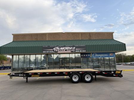 New #037636 2026 DIAMOND T DO160 24 X 102 TANDEM AXLE BUMPER PULL DECKOVER 16K TRAILER W/ MAXX RAMPS & 14 PLY TIRES