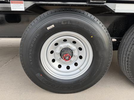 New #037636 2026 DIAMOND T DO160 24 X 102 TANDEM AXLE BUMPER PULL DECKOVER 16K TRAILER W/ MAXX RAMPS & 14 PLY TIRES