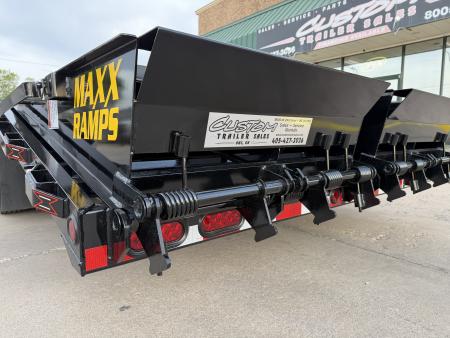 New #037636 2026 DIAMOND T DO160 24 X 102 TANDEM AXLE BUMPER PULL DECKOVER 16K TRAILER W/ MAXX RAMPS & 14 PLY TIRES