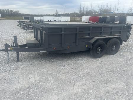 New 2026 Trailblazer 7X14 DUMP TRAILER 14K W/TARP-RAMPS-SPREADER GATE