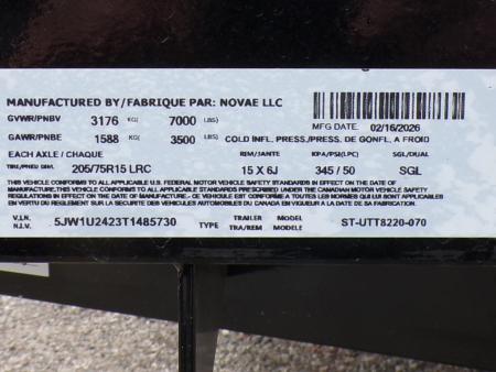 New *2026 Sure-Trac ST-UTT8220 Utility Trailer