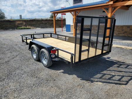 New 2026 Quality Trailers Econ-B Landscape Trailer / 77"X14' / 7000 GVWR