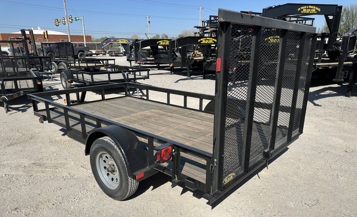 New 2026 Road Boss 77'x12' Single Axle with 4' gate Utility Trailer