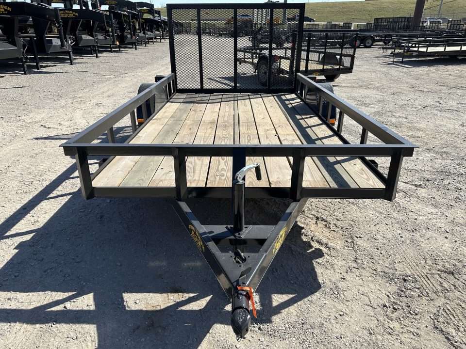 New 2026 Road Boss 77'x12' Single Axle with 4' gate Utility Trailer