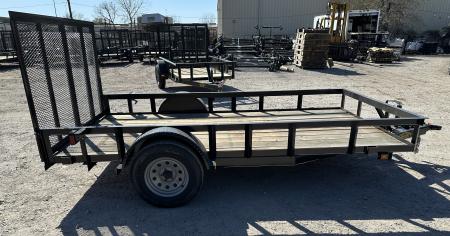 New 2026 Road Boss 77'x12' Single Axle with 4' gate Utility Trailer