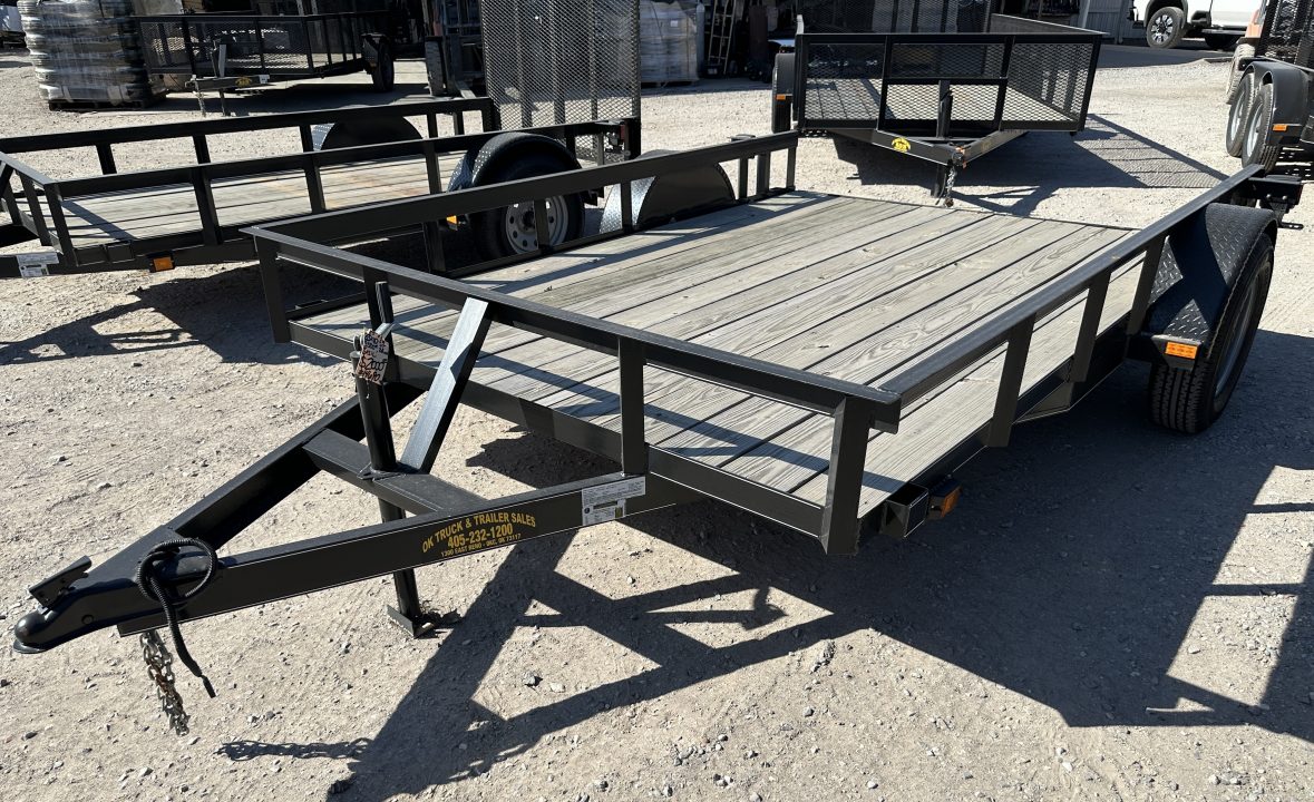 New 2025 Road Boss 83"x10 Single Axle Basic Utility Trailer