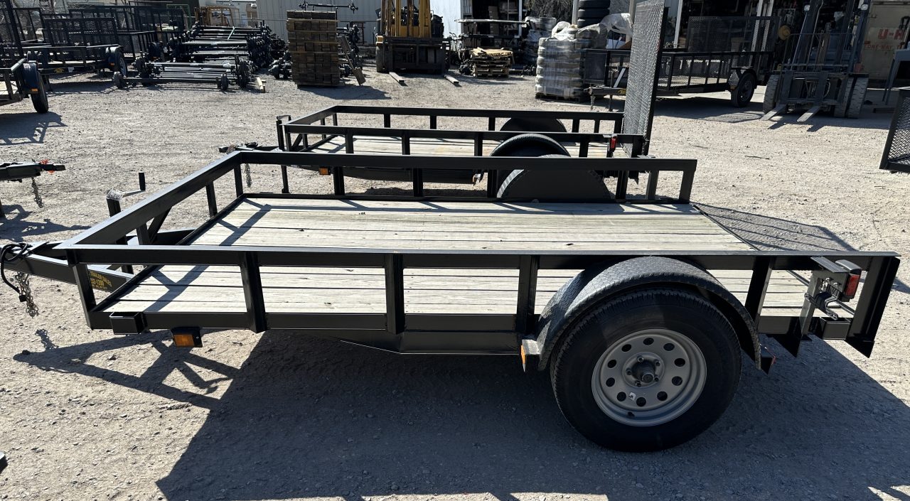 New 2025 Road Boss 83"x10 Single Axle Basic Utility Trailer