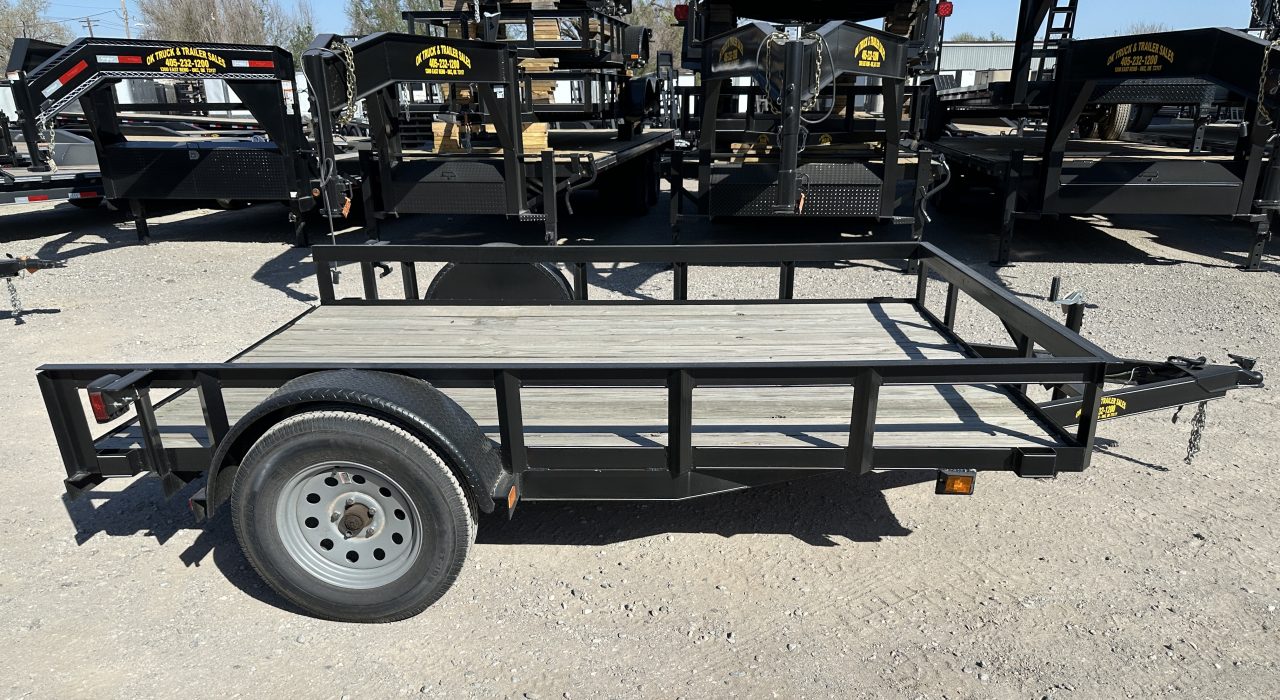 New 2025 Road Boss 83"x10 Single Axle Basic Utility Trailer