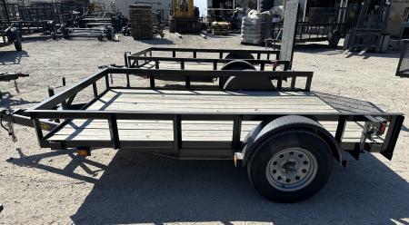New 2025 Road Boss 83"x10 Single Axle Basic Utility Trailer