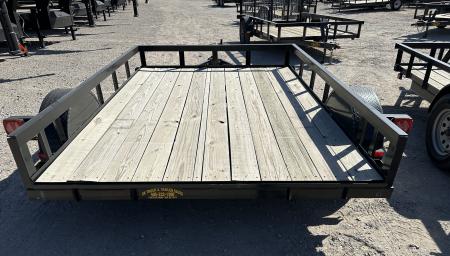 New 2025 Road Boss 83"x10 Single Axle Basic Utility Trailer