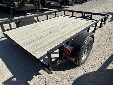 New 2025 Road Boss 83"x10 Single Axle Basic Utility Trailer