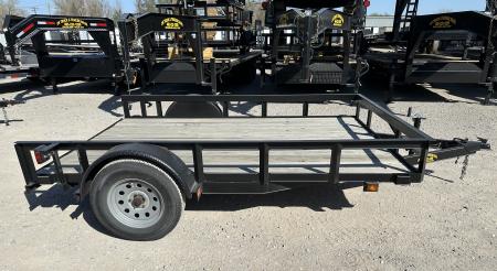 New 2025 Road Boss 83"x10 Single Axle Basic Utility Trailer