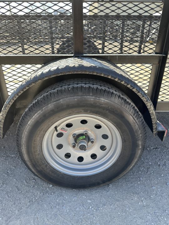 New 2026 Road Boss 83"x14' Single Axle w/2' Mesh sides & 4' Gate Utility Trailer