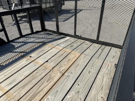 New 2026 Road Boss 83"x14' Single Axle w/2' Mesh sides & 4' Gate Utility Trailer