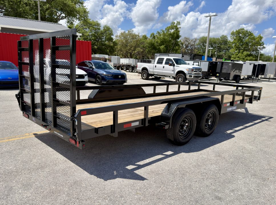 New 2026 Sure-Trac 7x20 Tube Top 10K Utility Trailer