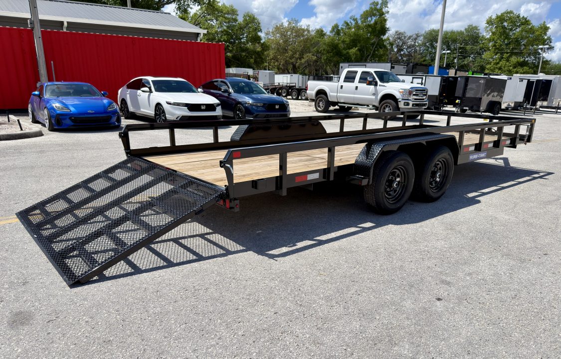New 2026 Sure-Trac 7x20 Tube Top 10K Utility Trailer