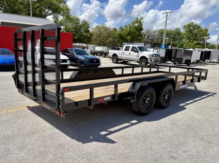 New 2026 Sure-Trac 7x20 Tube Top 10K Utility Trailer