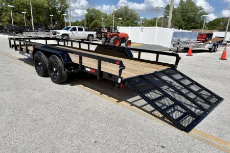 New 2026 Sure-Trac 7x20 Tube Top 10K Utility Trailer
