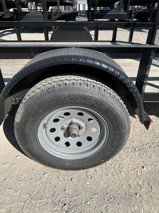 New 2024 Road Boss 83"x14' Single Axle w/ Dove Tail & 3' Gate Utility Trailer