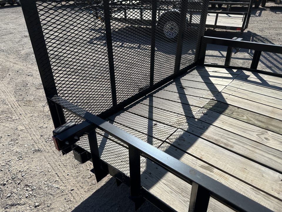 New 2024 Road Boss 83"x14' Single Axle w/ Dove Tail & 3' Gate Utility Trailer