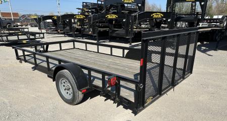 New 2024 Road Boss 83"x14' Single Axle w/ Dove Tail & 3' Gate Utility Trailer