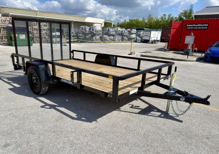 New 2026 Sure-Trac 7x12 Tube Top 3K Utility Trailer