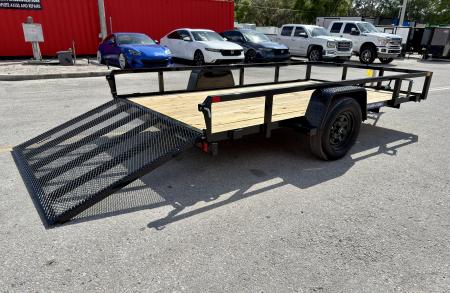 New 2026 Sure-Trac 7x12 Tube Top 3K Utility Trailer